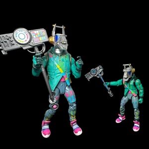 Fortnite -  DJ Yonder - 2 Figure Lot With Some Accessories